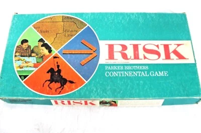 Vintage 1968 Parker Brothers Risk Game Missing 5 Die - Image 1 of 4