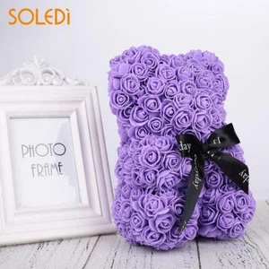 New Artificial Teddy Bear Rose Giant Large Hug Wedding Rose Bear Valentine Gift - Picture 1 of 8