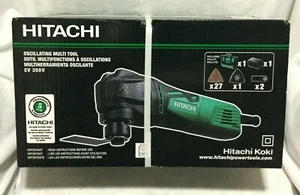 HITACHI 32 PIECE CORDED 3.5 AMP VARIABLE SPEED OSCILLATING MULTI TOOL - Picture 1 of 12