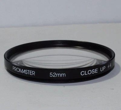 Lens Filter: Promaster 52mm Close Up +4 Macro Shipping is free worldwide  - Image 1 of 2