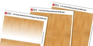 RICHTIGER HOBEL RUMPF HOLZMASERUNG AUFKLEBER FÜR WINGNUT FLÜGEL ROLAND D.VI PDW-5445 - Bild 1 von 5