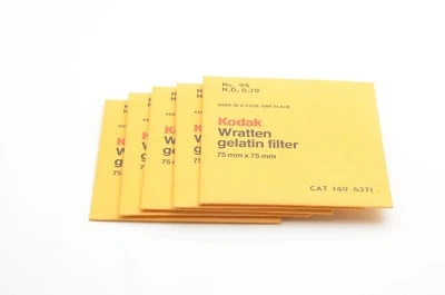 Kodak Wratten 96 ND 0.70 Filter 3x3 inch 75mm Neutral Density 149 6371 1496371 - Image 1 of 2