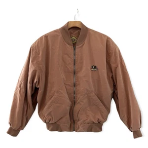 HUGO BOSS Giacca Bomber Vintage Uomo 44R Marrone - Foto 1 di 6