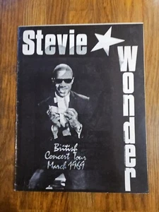 1969 Tour Concert Programme Stevie Wonder - Imagen 1 de 5
