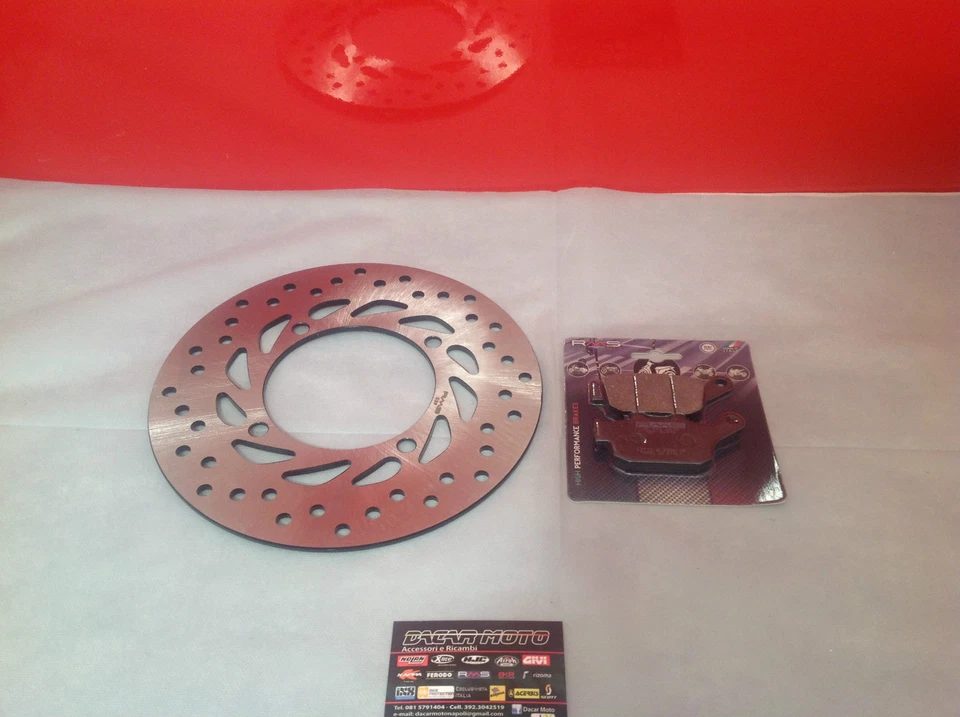 Rear Brake Disc + Pads Honda Transalp 600 1995 1996 1997 1998 1999 - Image 1 of 1