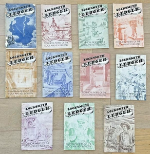 1949 Locksmith Ledger Magazine Volume IX - 11 Issues Lock & Key Industry - Picture 1 of 18