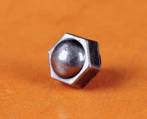 30pcs Nickel Screw Bolt Rivet Studs Spots 12*10MM Leather Crafts Decor Conchos - Picture 1 of 11