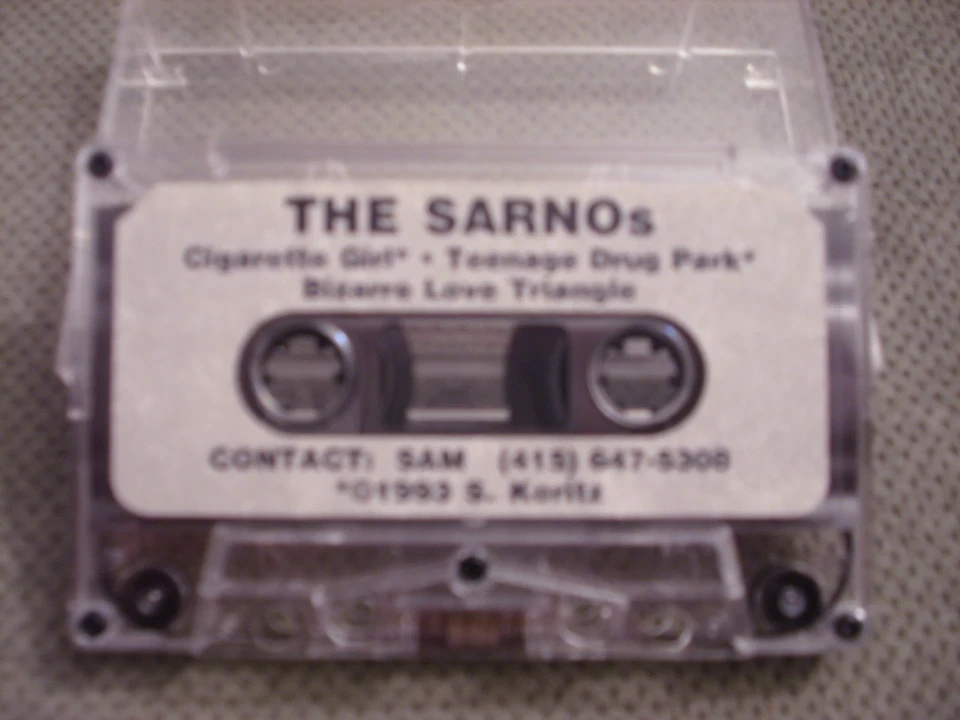 MEGA RARE PROMO The Sarnos DEMO CASSETTE TAPE 2 UNRELEASED New Order cover BLT ! - Image 1 of 1