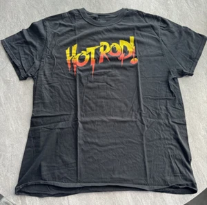 WWE AUTHENTIC Rowdy Roddy Piper HOT ROD! Black T-Shirt - SIZE XL - Picture 1 of 4