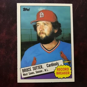 1985 Topps TIFFANY Set BRUCE SUTTER RB #9 CARDINALS ** MINT ** HIGH GRADE ** - Picture 1 of 2