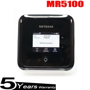 NETGEAR Nighthawk M5 (MR5100) 5G Router LTE WiFi 6 Mobile Router - Unlocked - Afbeelding 1 van 5