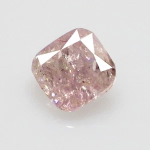 0.09 Ct Pretty Radiant 100% Natural UnTreated Purplish Pink Diamond From Argyle - Picture 1 of 7