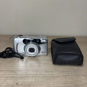 Polaroid Power Zoom PZ3000 35mm Film Point and Shoot Camera Silver Tested - Picture 1 of 8