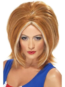 SMIFFYS Girl Power Wig Ginger Rote Haare Perrücke Verkleidung one Size Kostüm ✅ - Bild 1 von 8