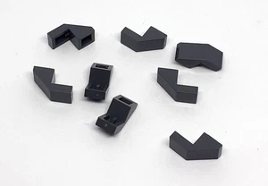 8 x Lego® Classic Dachstein Schrägstein 2 x 1 keine Noppen 28192 dunkel grau - Bild 1 von 2
