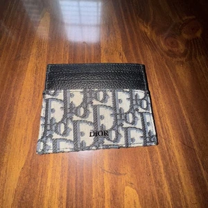 Dior Kartenetui schwarz/grau schräg Jacquard gebraucht - Bild 1 von 6