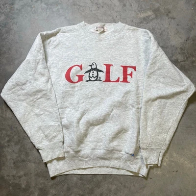 Vintage Grand Slam Golf Penguin Gray Sweatshirt - Image 1 of 4