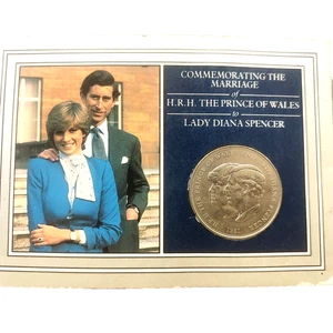 1981 Prince of Wales & Lady Diana Spencer Royal Wedding Crown Presentation Pack - Bild 1 von 7