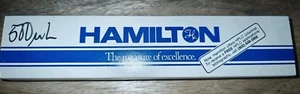 Hamilton 80800 500 ul Glass Syringe - Picture 1 of 3