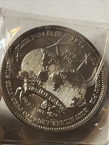 1974 Hoffman International World Trade Unit 1 oz Silver ONLY 100 MINTED! - Picture 1 of 2