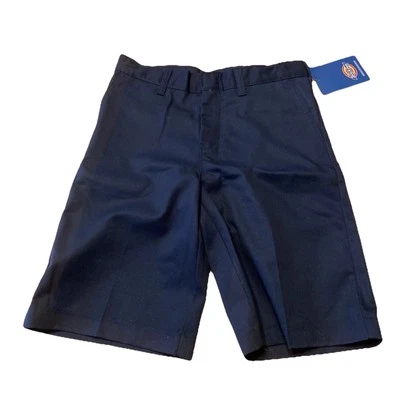 Шорты для мальчиков Dickies размер 14 темно-синие классический крой прямые плоские спереди - Изображение 1 из 4