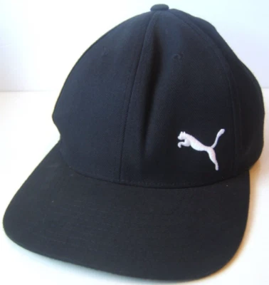 Puma Hat Black Snapback Baseball Cap Foto 1 de 4
