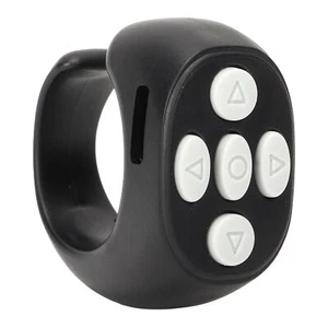 Bt 5.3 Ring Remote Control Page Turner Cell Phone Camera Shutter Selfie Re - Photo 1 sur 22
