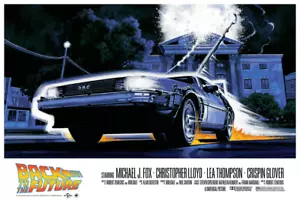 Impresión de póster de la película Regreso al futuro Paul Mann versión B Mondo cuello de botella BTTF - Imagen 1 de 1