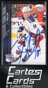 J.T. Miller 2015-16 Upper Deck #379 New York Rangers TTM/IP Signed Auto - Picture 1 of 2