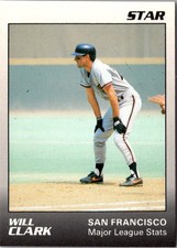 1989 Star Kevin Mitchell / Will Clark Will Clark #5 San Francisco Giants