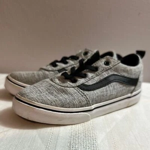 Vans Kids Gray Sneakers Toddler size 10 - Picture 1 of 9