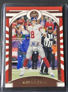 2020 Legacy Football Daniel Jones Rosso Parallelo /299 #58 NY Giants SP - Foto 1 di 3