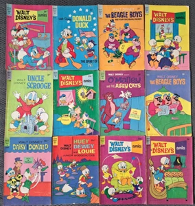 12 Australian Walt Disney Comics - 1970s Uncle Scrooge Mickey Mouse + More - Picture 1 of 6