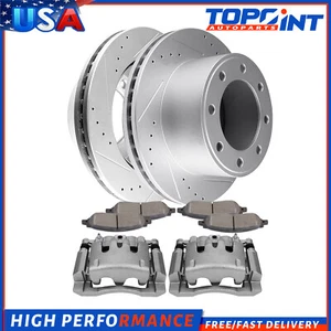 For 2008 Ford F-350 Super Duty w/ Brake Rotors Ceramic Pad Rear Brake Calipers - Picture 1 of 1