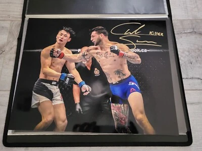 UFC Signed by Cub Swanson Photo 11x14 Foto 1 de 2