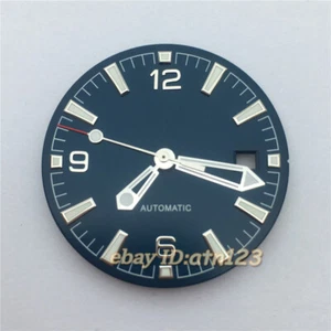 31mm Watch Dial and Hands Fit NH35 NH36 ETA2824/2836 MingZhu Miyota 8215 821A - Picture 1 of 6