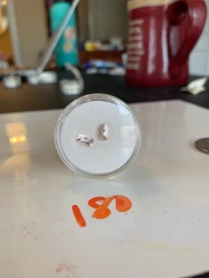 Juego de .45ct 6x4mm ckbd morganita Foto 1 de 2