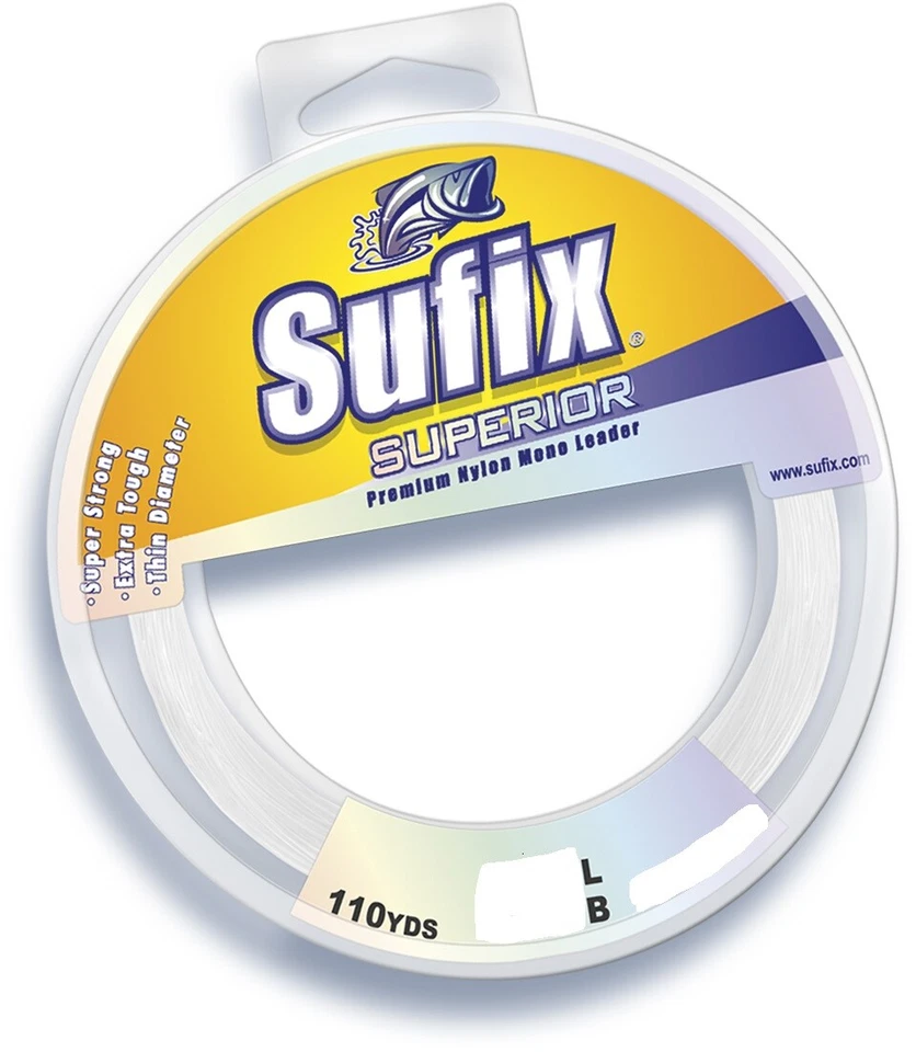 Sufix 688 Superior Monofilamento Líder Transparente 150 200 lb Prueba Nuevo en Paquete 110Yd Foto 1 de 1