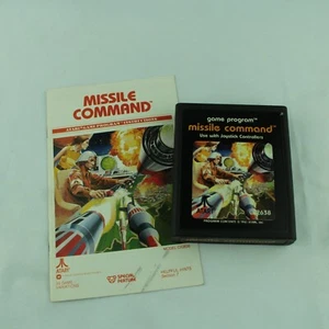ATARI 2600 - MISSLE COMMAND - 1981 ATARI Inc. - ORIGINAL - *TESTED, WORKING - Picture 1 of 3