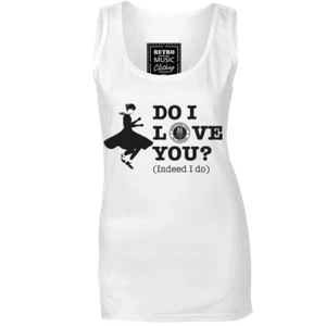 Womens Do I Love You Indeed I Do Northern Soul Vest Shirt Starr Wigan Casino - Picture 1 of 2