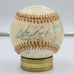 1981 St. Louis Cardinals Signed RONL Baseball Darrell Porter +19 Auto ZJ17419 - Picture 1 of 6