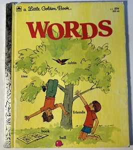 Ein kleines goldenes Buch WORTE von Selma Lola Chambers Illus von Louis Cary 1974 - Bild 1 von 4
