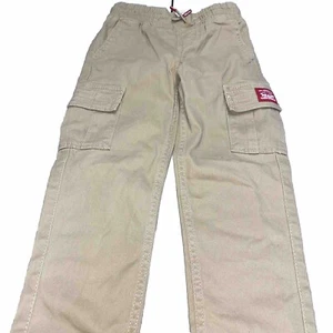 Levi’s Youth Pull-On Waistband Cargo Pants Stretch Khakis Size 5 Clothing New - Picture 1 of 8