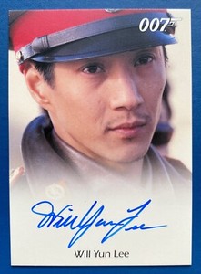 James Bond Heroes & Villains H&V - AUTOGRAPH WILL YUN LEE as Colonel Moon