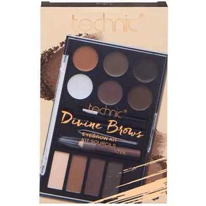 Technic Augenbrauen Set Palette Geschenkset Brow Powder Wachs Creme Pinzette Pinsel Stift - Bild 1 von 3