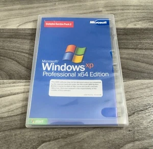 MICROSOFT WINDOWS XP PROFESSIONAL X64 EDITION BIT VERSION CD MIT KEY - Bild 1 von 2