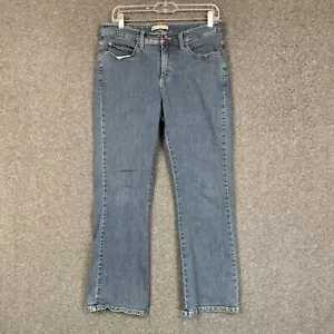 Pantalones de mezclilla Lee Slender Secret 12P para mujer bota cintura inferior azul elástico 31x28 - Imagen 1 de 12
