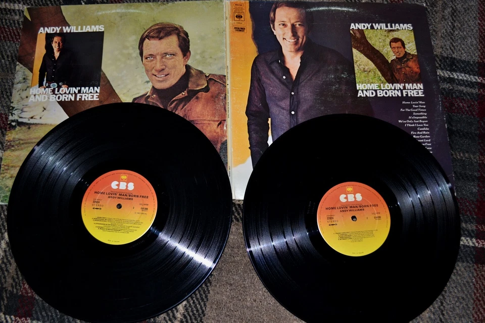Andy Williams – Home Lovin' Man And Born Free Double Vinyl LP - Gatefold - Image 1 of 1