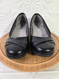 Life Stride Velocity 2.0 Black Low Wedge Heel Slip-On Women's Size 10M - Picture 1 of 12
