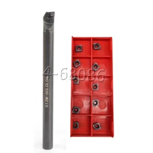 SOPORTE S12M SCL06 12×150mm TORNO DE HERRAMIENTA + INSERTOS DE CARBURO CCMT060204 CCMT21.51 - Imagen 1 de 5